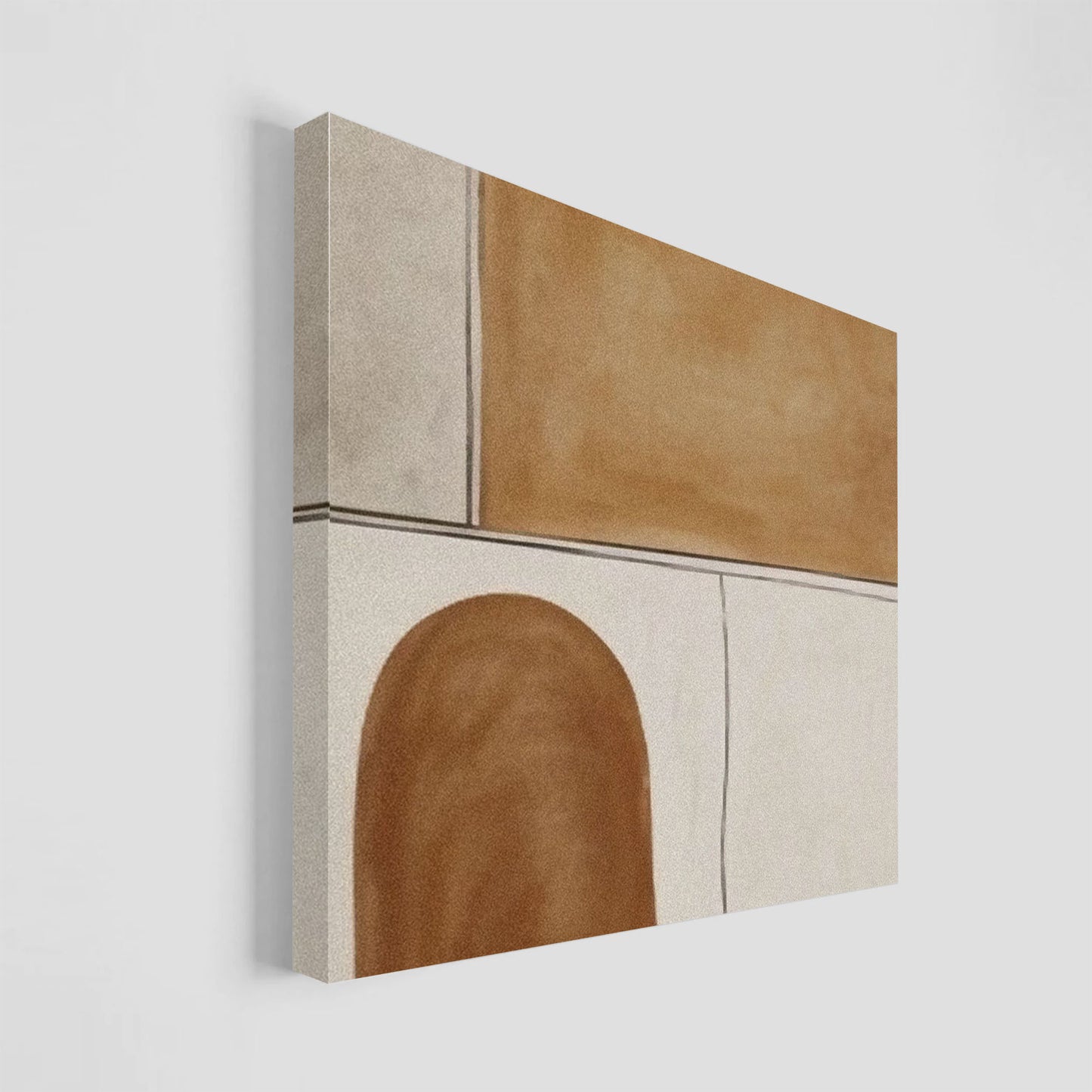 Elegante diseño abstracto en madera con tonos cálidos y texturas orgánicas naturales.